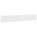 Bordure per Prato 10 pz Bianche in Acciaio Laminato a Freddo