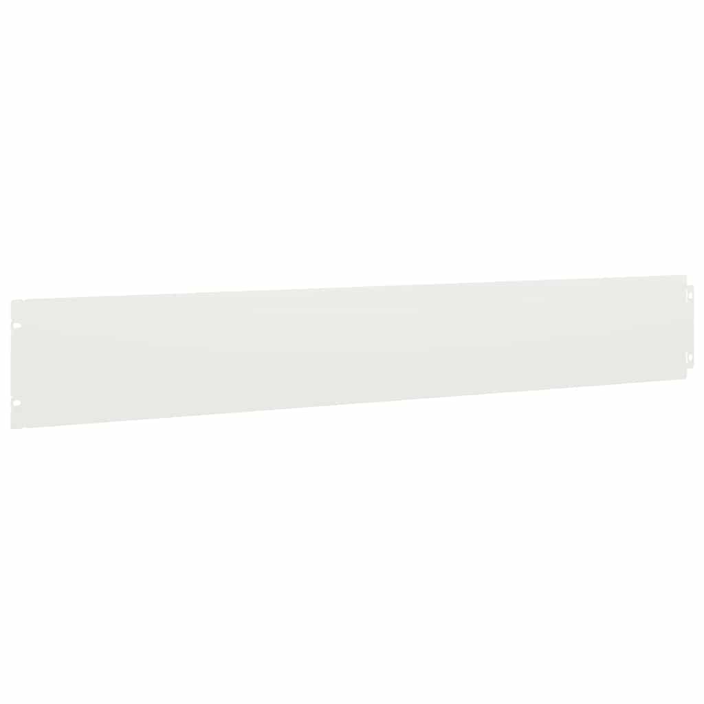 Bordure per Prato 10 pz Bianche in Acciaio Laminato a Freddo