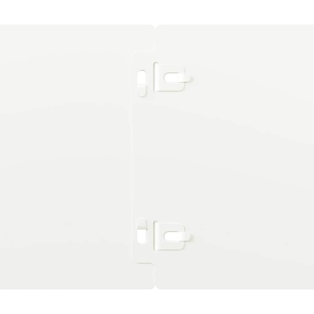 Bordure per Prato 10 pz Bianche in Acciaio Laminato a Freddo