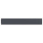 Bordure per Prato 10 pz Antracite Acciaio Laminato a Freddo