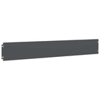 Bordure per Prato 10 pz Antracite Acciaio Laminato a Freddo