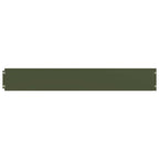 Bordure per Prato 10 pz Verde Oliva Acciaio Laminato a Freddo