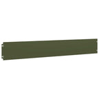 Bordure per Prato 10 pz Verde Oliva Acciaio Laminato a Freddo