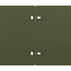 Bordure per Prato 10 pz Verde Oliva Acciaio Laminato a Freddo