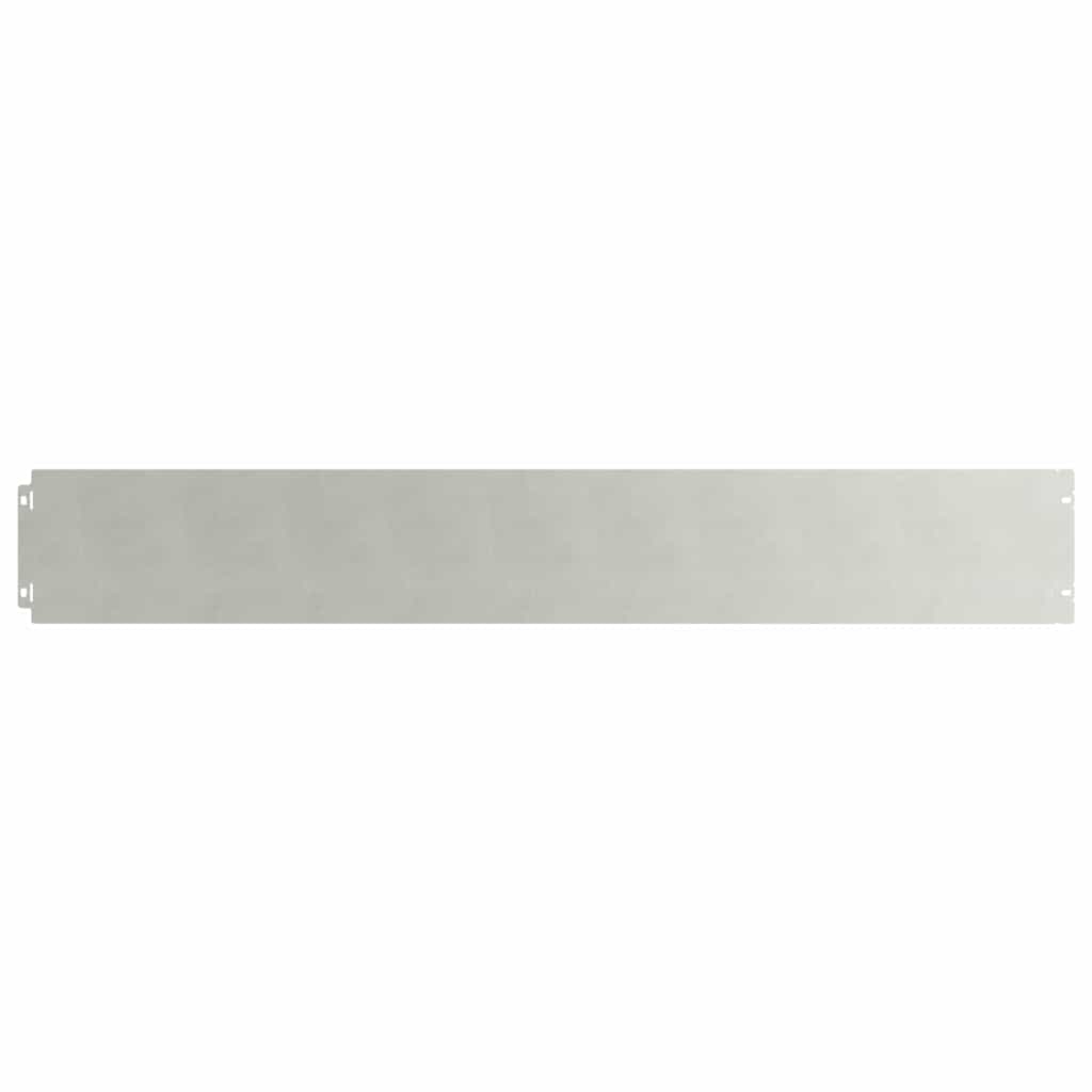 Bordure per Prato 10 pz 15x103 cm Acciaio Inossidabile