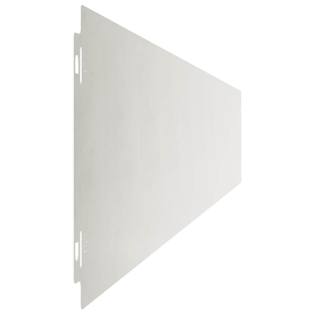 Bordure per Prato 10 pz 15x103 cm Acciaio Inossidabile