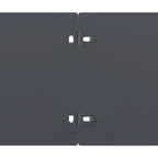 Bordure per Prato 50 pz Antracite Acciaio Laminato a Freddo