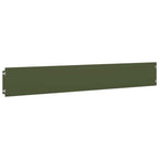 Bordure per Prato 50 pz Verde Oliva Acciaio Laminato a Freddo