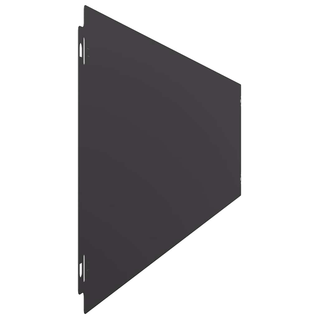 Bordure per Prato 10 pz Acciaio Laminato a Freddo Nero