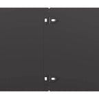 Bordure per Prato 10 pz Acciaio Laminato a Freddo Nero