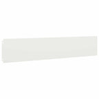 Bordure per Prato 10 pz Bianche Acciaio Laminato a Freddo