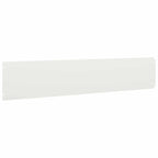 Bordure per Prato 10 pz Bianche Acciaio Laminato a Freddo
