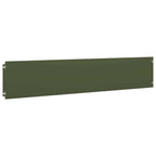 Bordure per Prato 10 pz Verde Oliva Acciaio Laminato a Freddo