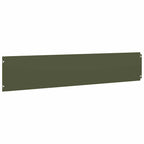 Bordure per Prato 10 pz Verde Oliva Acciaio Laminato a Freddo