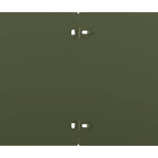 Bordure per Prato 10 pz Verde Oliva Acciaio Laminato a Freddo