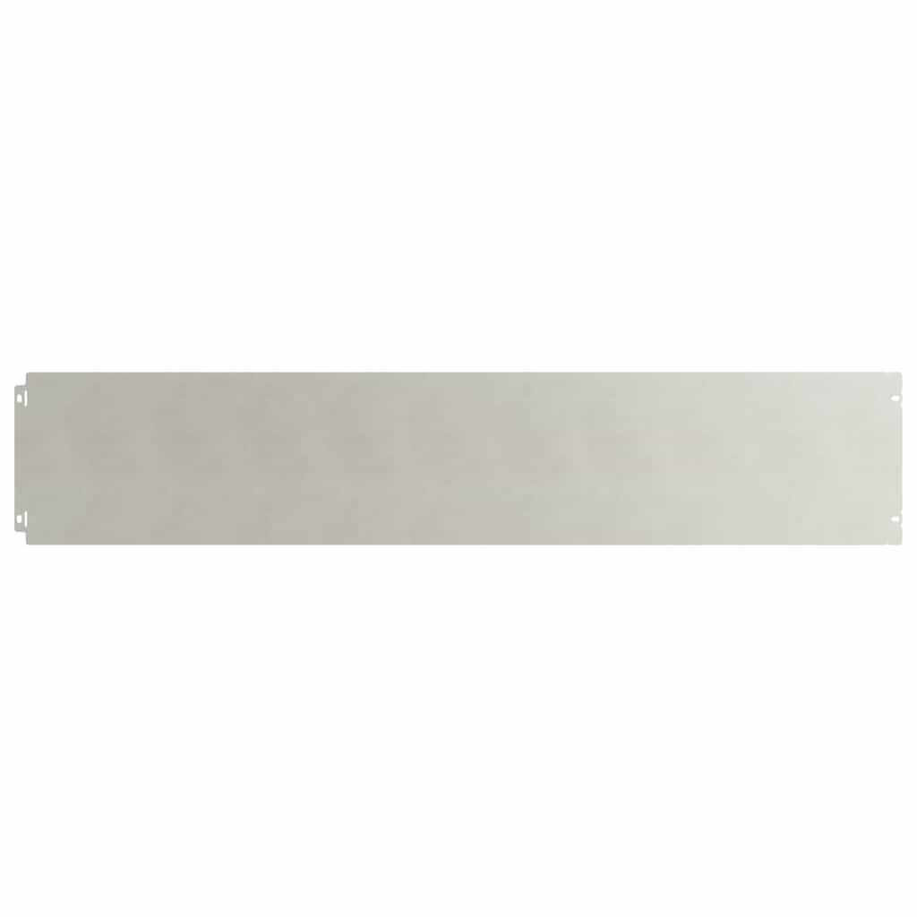 Bordure per Prato 10 pz 20x103 cm Acciaio Inossidabile