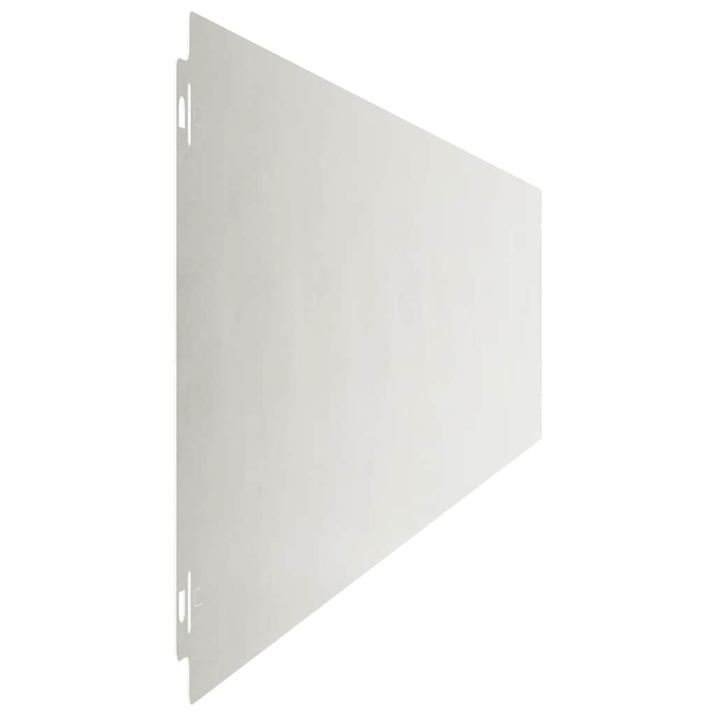 Bordure per Prato 10 pz 20x103 cm Acciaio Inossidabile
