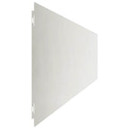 Bordure per Prato 10 pz 20x103 cm Acciaio Inossidabile