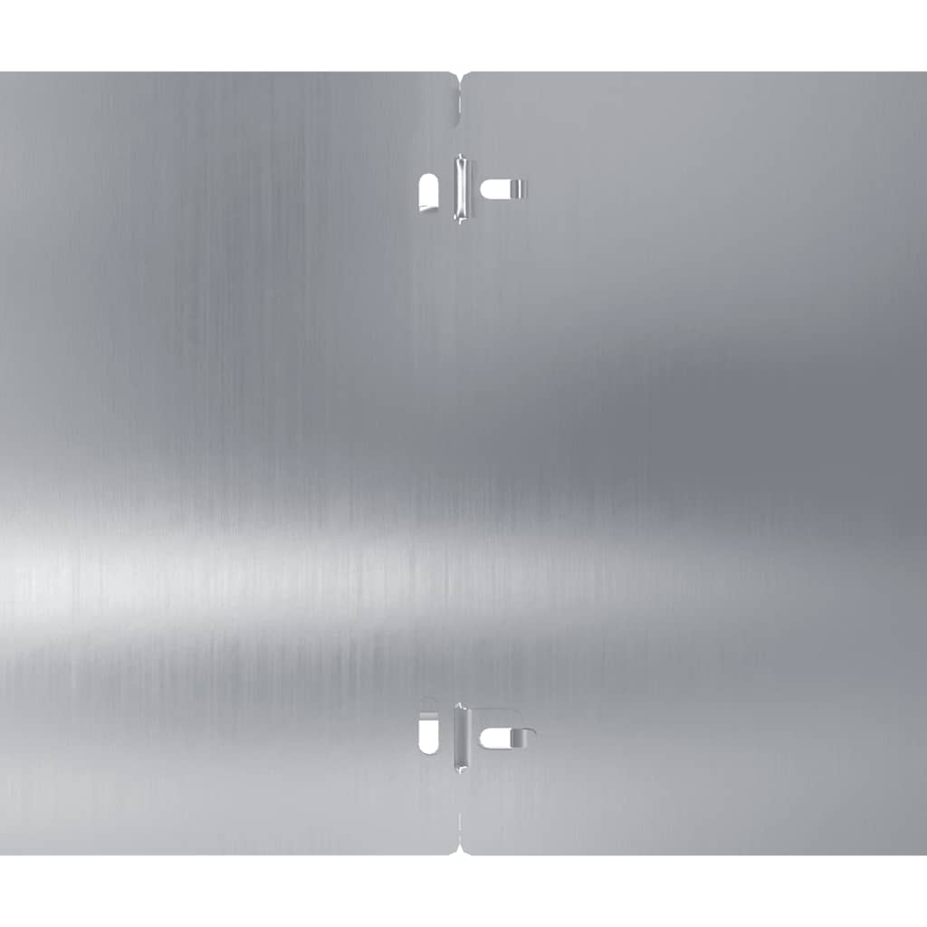 Bordure per Prato 10 pz 20x103 cm Acciaio Zincato
