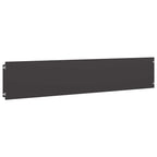 Bordure per Prato 30 pz Nere Acciaio Laminato a Freddo