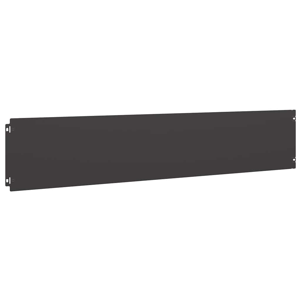 Bordure per Prato 30 pz Nere Acciaio Laminato a Freddo