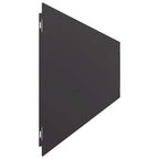 Bordure per Prato 30 pz Nere Acciaio Laminato a Freddo