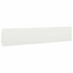Bordure per Prato 30 pz Bianche Acciaio Laminato a Freddo 20x103 cm