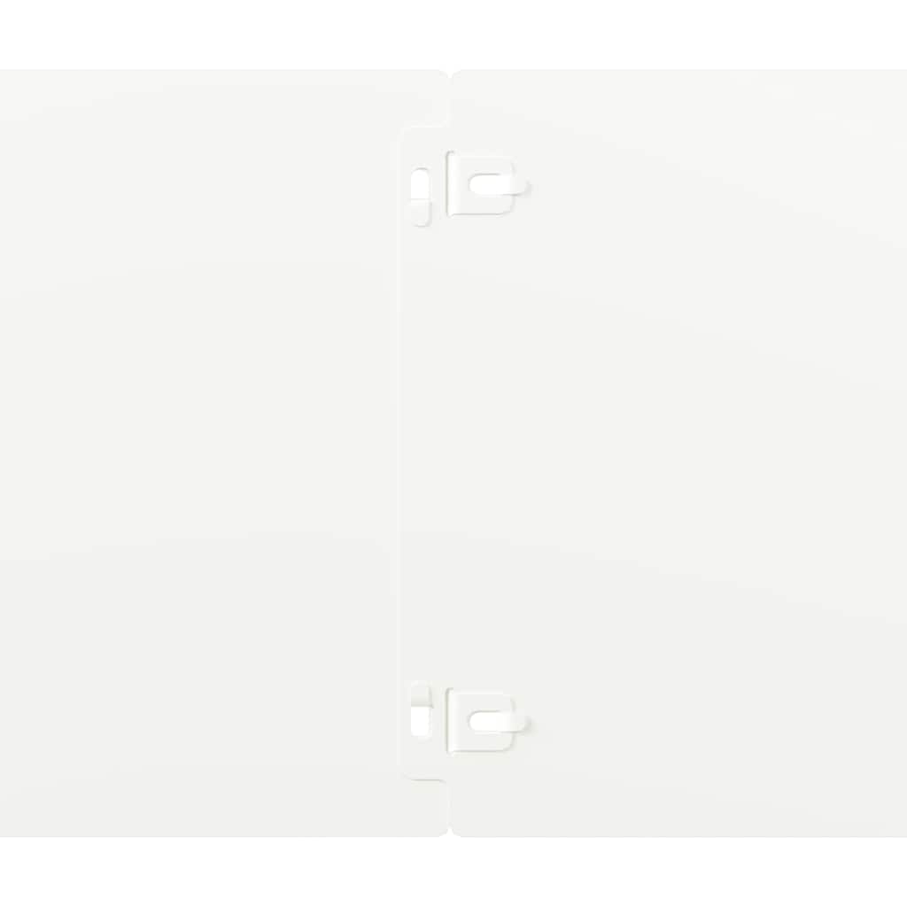 Bordure per Prato 30 pz Bianche Acciaio Laminato a Freddo 20x103 cm