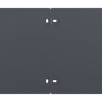 Bordure per Prato 30 pz Antracite Acciaio Laminato a Freddo