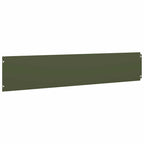 Bordure per Prato 30 pz Verde Oliva Acciaio Laminato a Freddo