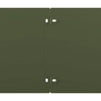 Bordure per Prato 30 pz Verde Oliva Acciaio Laminato a Freddo