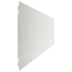 Bordure per Prato 30 pz 20x103 cm Acciaio Inossidabile