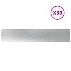 Bordure per Prato 30 pz 20x103 cm Acciaio Zincato