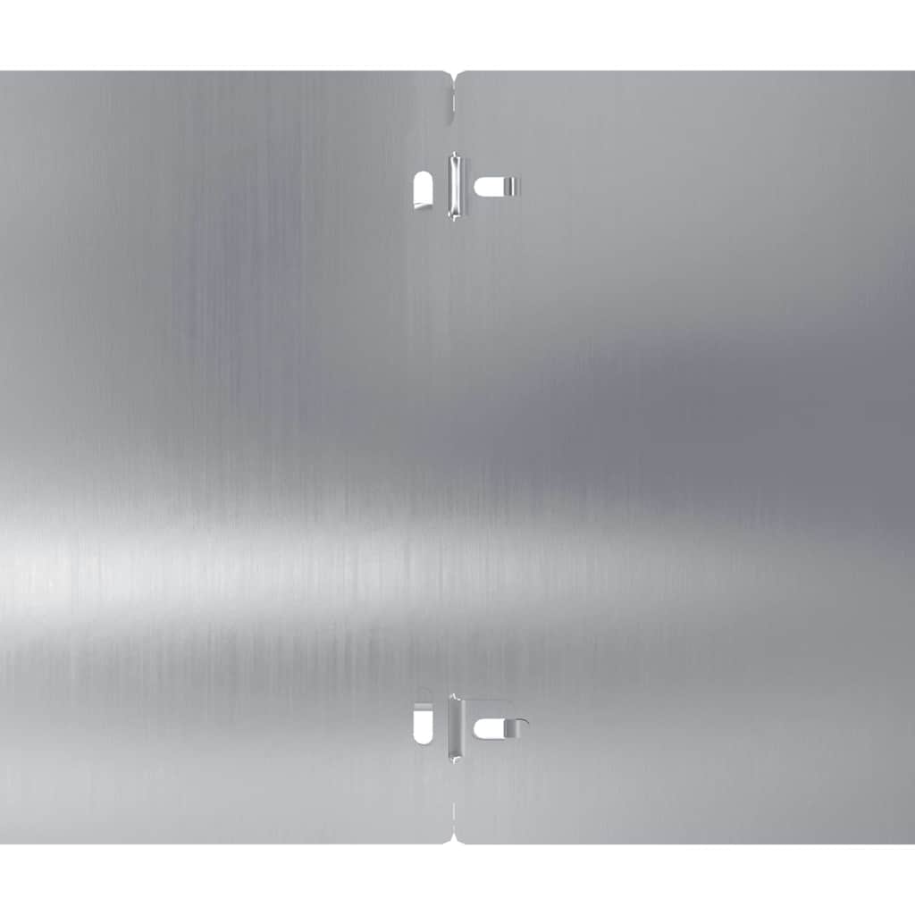 Bordure per Prato 30 pz 20x103 cm Acciaio Zincato