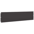 Bordure per Prato 10 pz Nere in Acciaio Laminato a Freddo