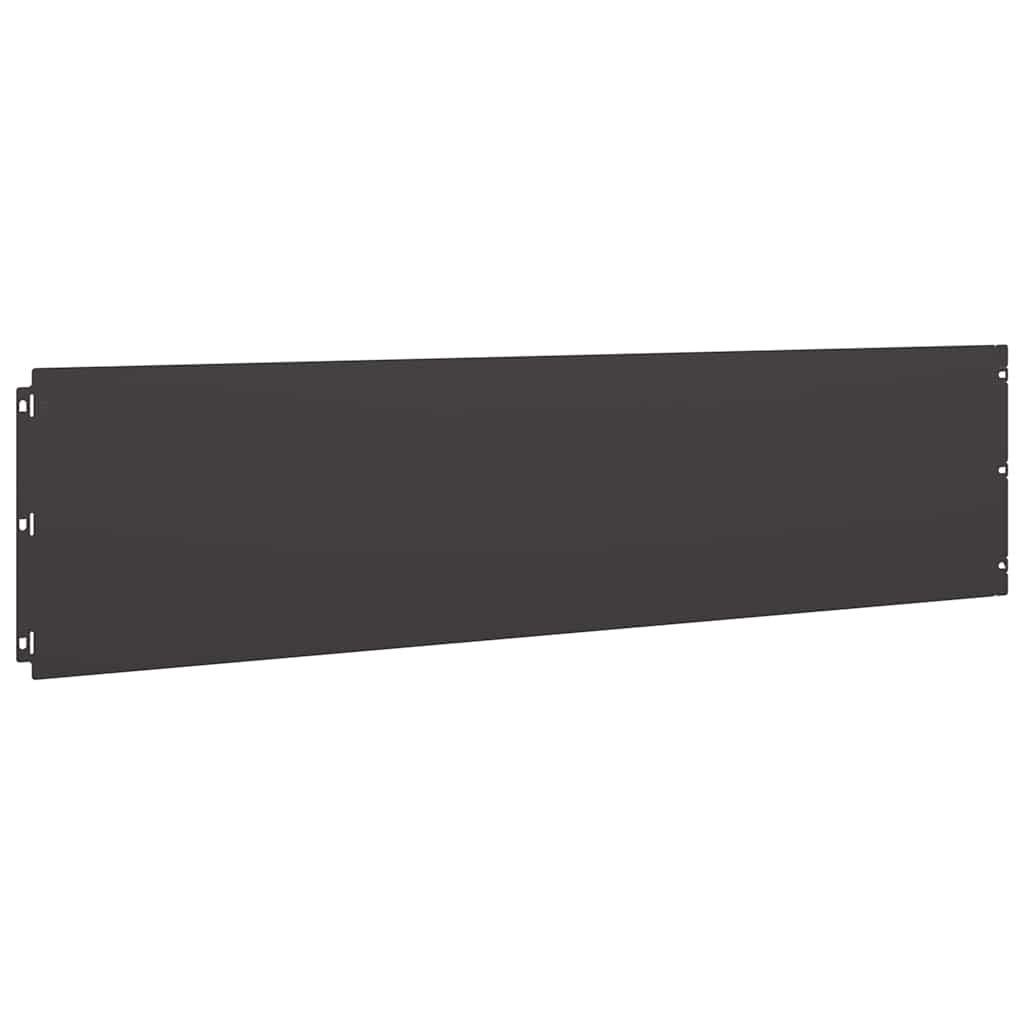 Bordure per Prato 10 pz Nere in Acciaio Laminato a Freddo