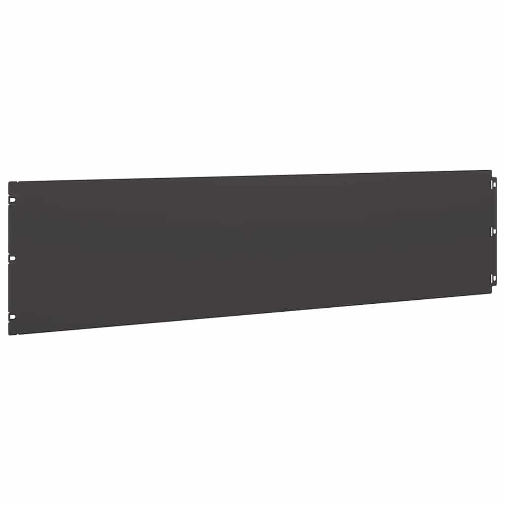 Bordure per Prato 10 pz Nere in Acciaio Laminato a Freddo