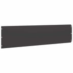 Bordure per Prato 10 pz Nere in Acciaio Laminato a Freddo