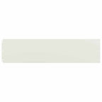 Bordure per Prato 10 pz Bianche Acciaio Laminato a Freddo 25x103 cm