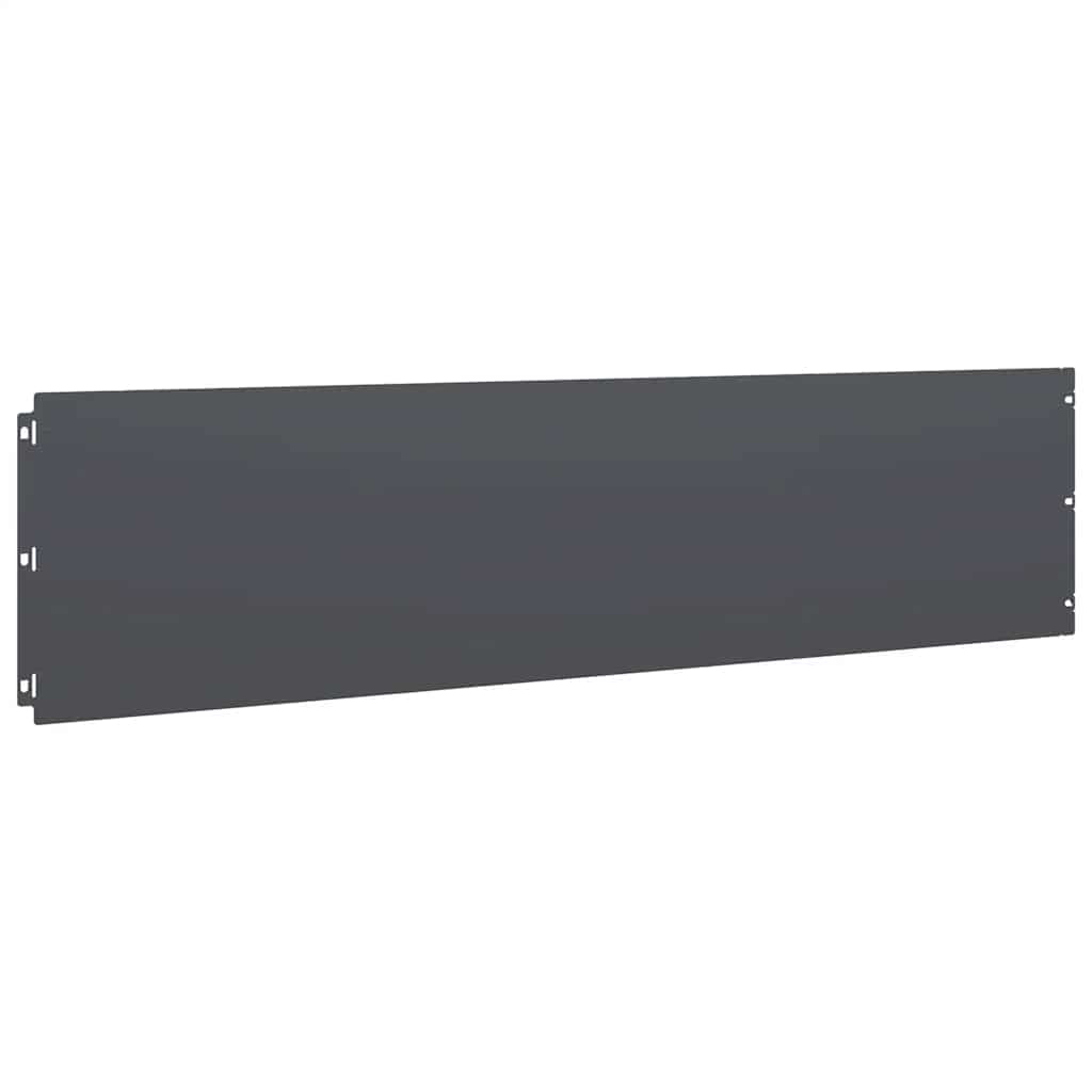 Bordure per Prato 10 pz Antracite Acciaio Laminato a Freddo