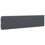 Bordure per Prato 10 pz Antracite Acciaio Laminato a Freddo