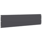 Bordure per Prato 10 pz Antracite Acciaio Laminato a Freddo