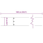 Bordure per Prato 10 pz Antracite Acciaio Laminato a Freddo