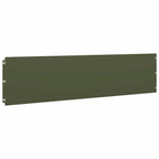 Bordure per Prato 10 pz Verde Oliva Acciaio Laminato a Freddo