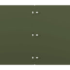 Bordure per Prato 10 pz Verde Oliva Acciaio Laminato a Freddo