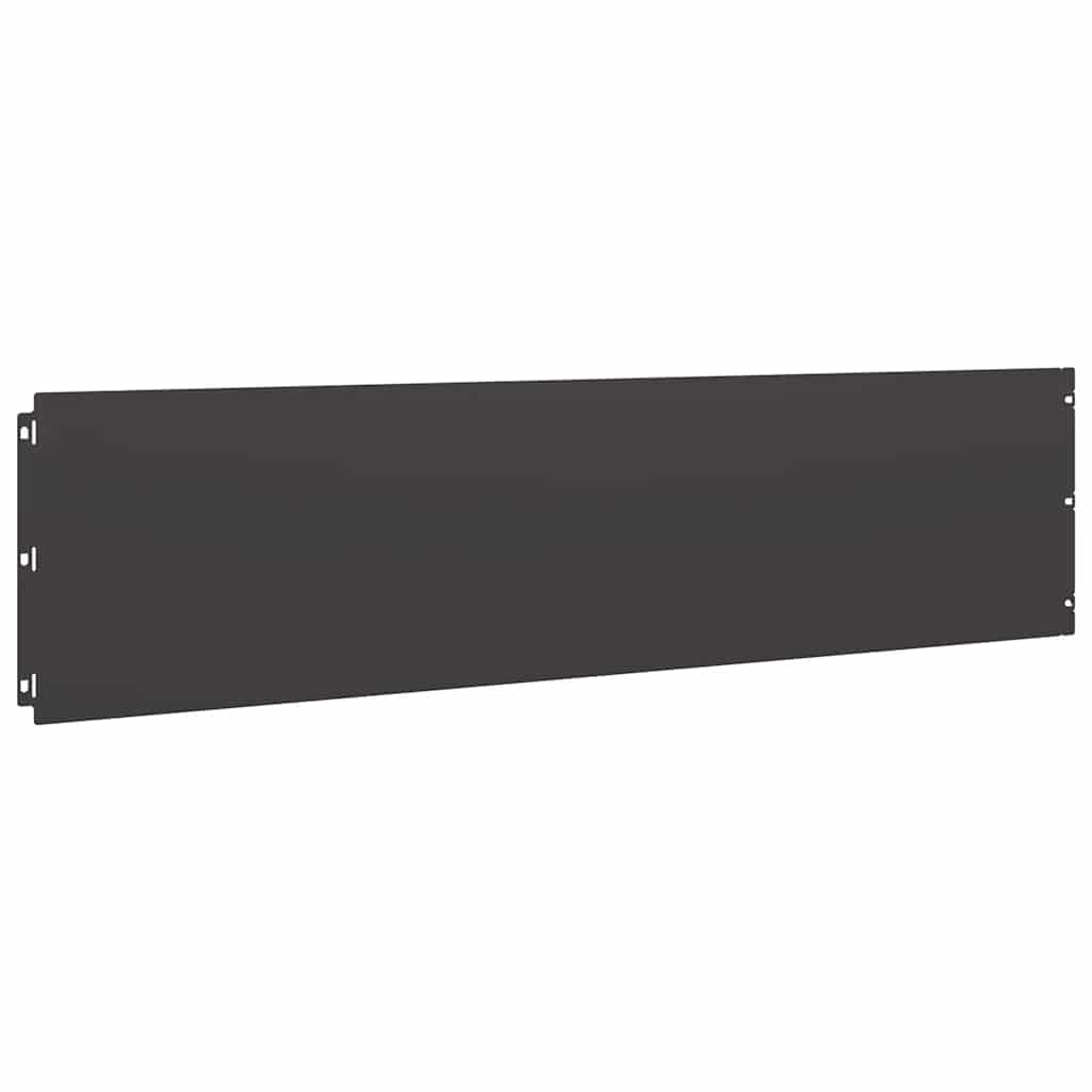 Bordure per Prato 20 pz Nere Acciaio Laminato a Freddo