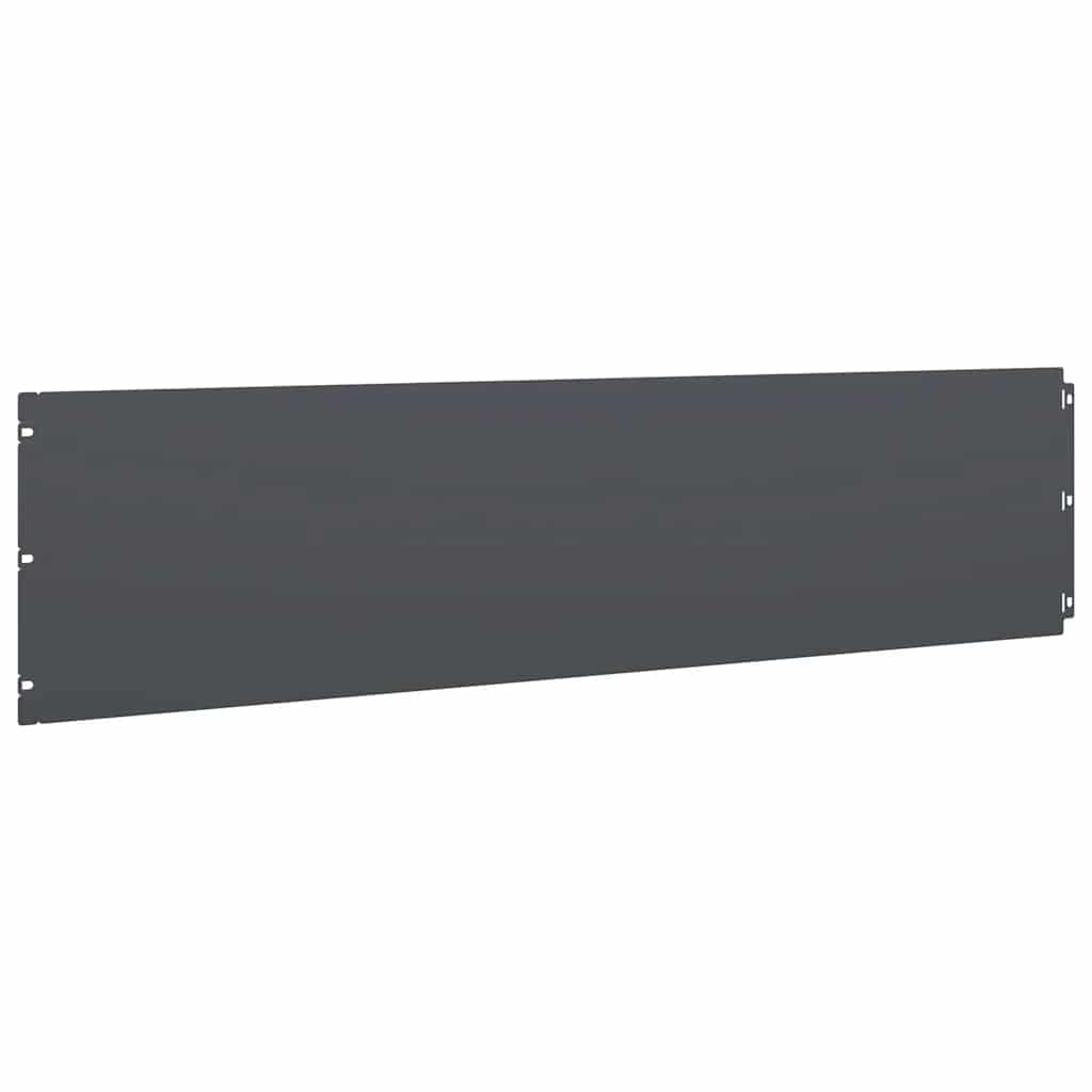 Bordure per Prato 20 pz Antracite Acciaio Laminato a Freddo