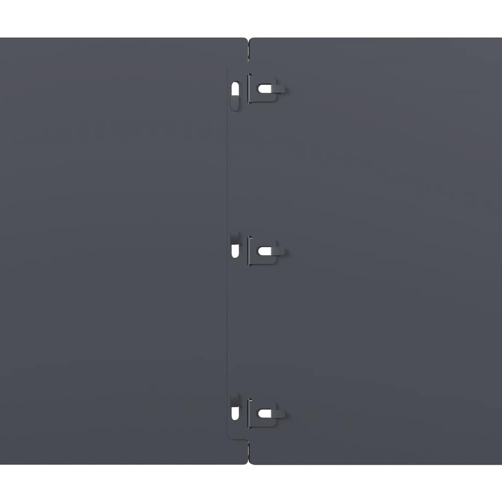 Bordure per Prato 20 pz Antracite Acciaio Laminato a Freddo