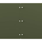 Bordure per Prato 20 pz Verde Oliva Acciaio Laminato a Freddo