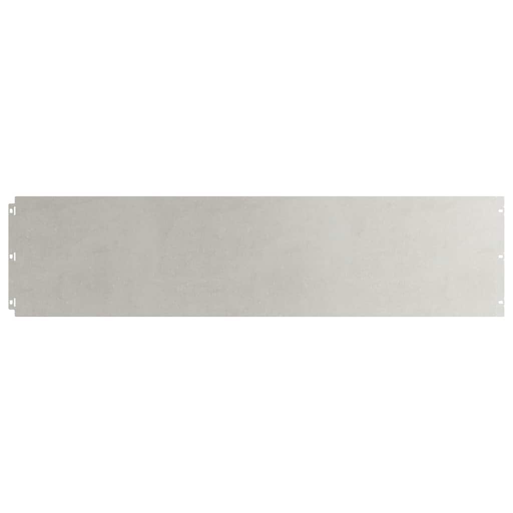 Bordure per Prato 20 pz 25x103 cm Acciaio Inossidabile